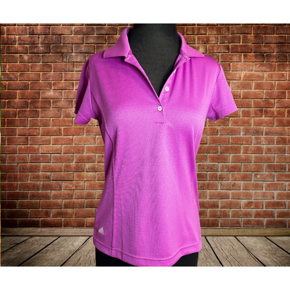 Adidas climalite magenta golf polo women’s tshirt - Size small - Picture 1 of 3